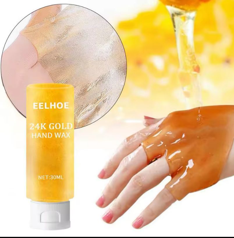 Honey Wax Hand Cream Moisturizing Exfoliating Smooth Firming Hydrating Gel 30g For Hands 24k Gold Hand Mask Delicate
