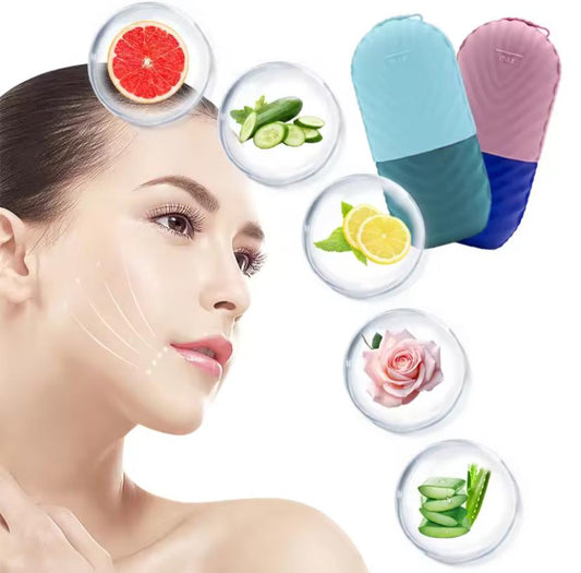 1pc facial beauty applicator, skin care tools, ice shaving massage, facial beauty silicone ice mold.